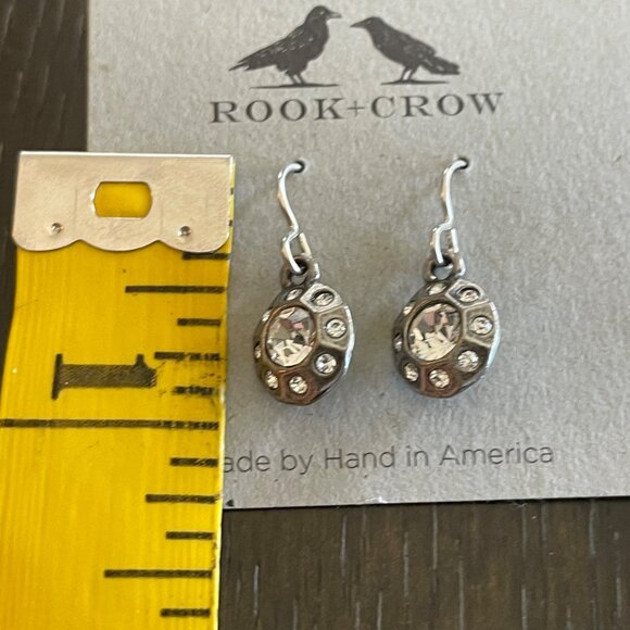 Rook + Crow by Patricia Locke Handmade Crystal Dangle Earrings - Picture 6 of 6